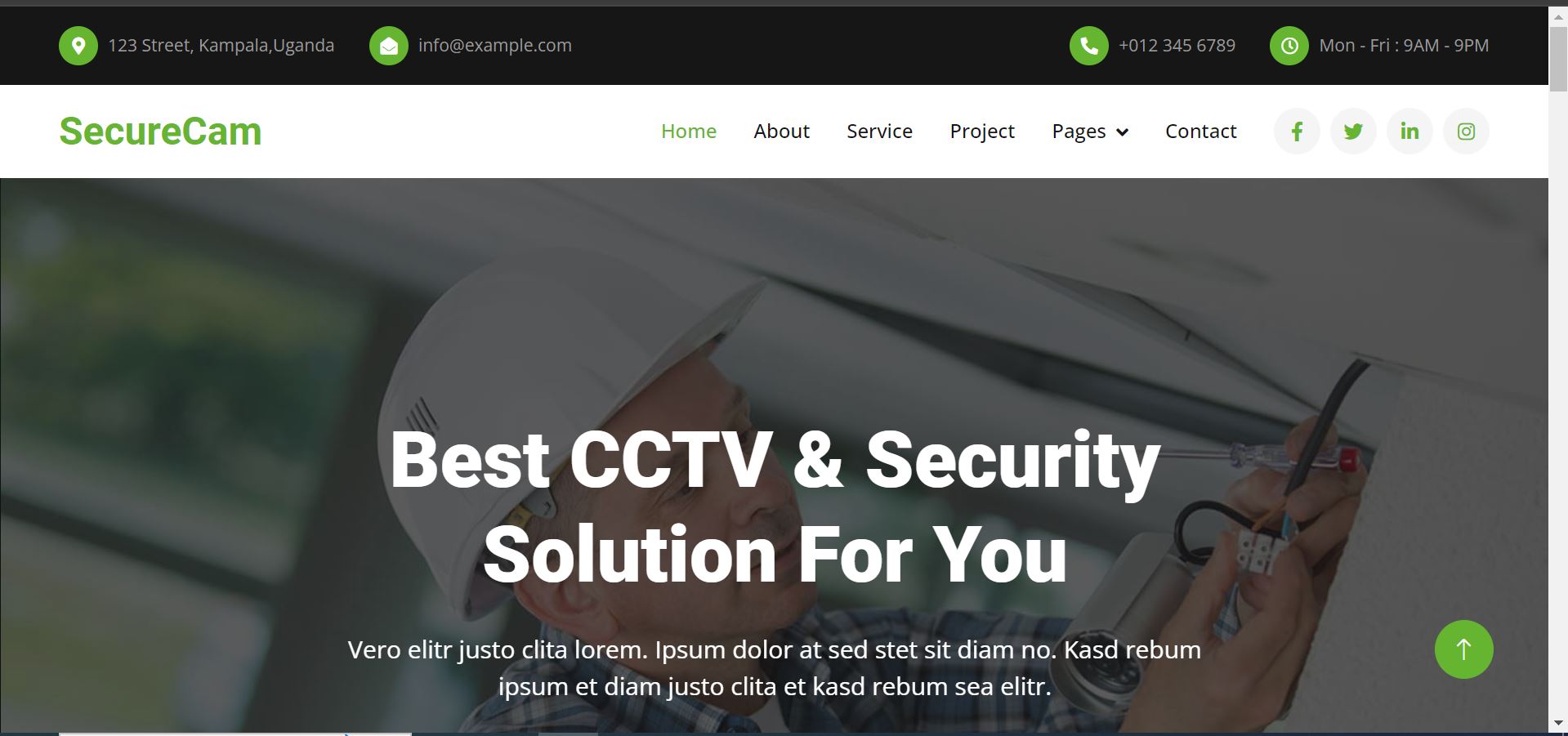 Website design