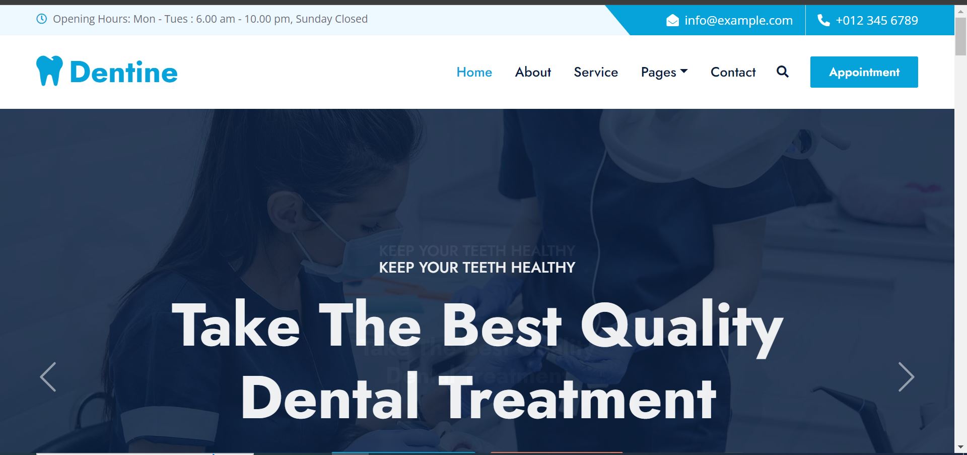 Website design