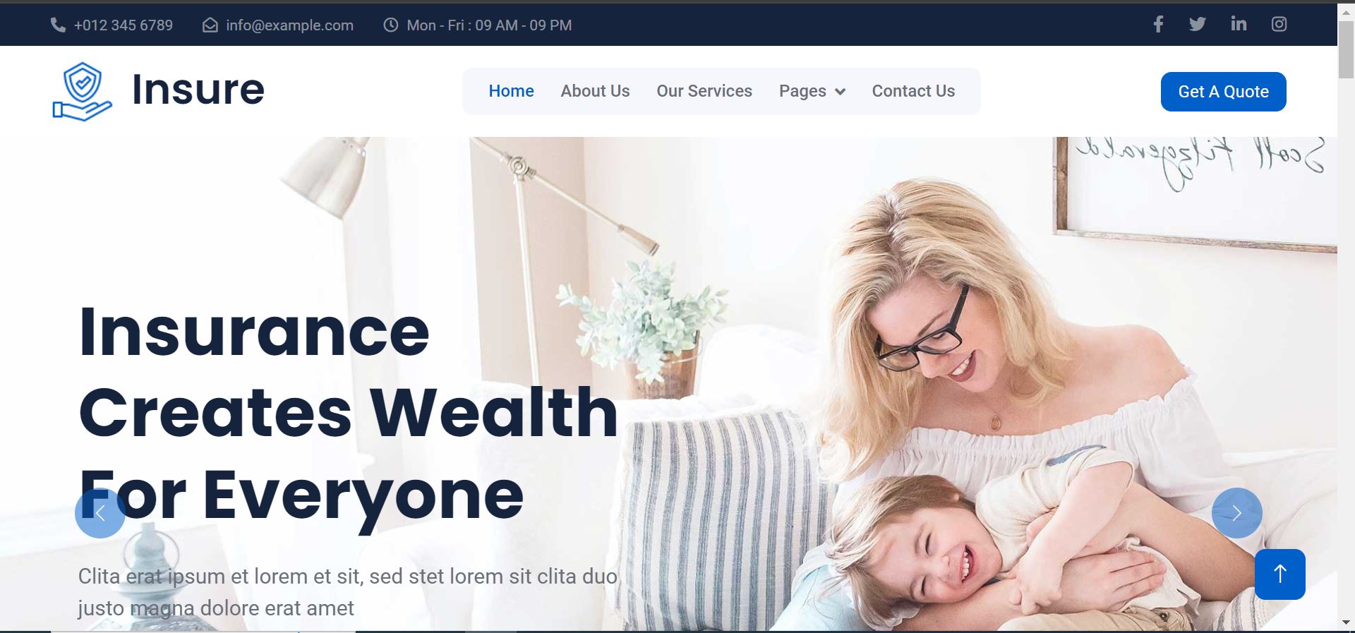 Website design